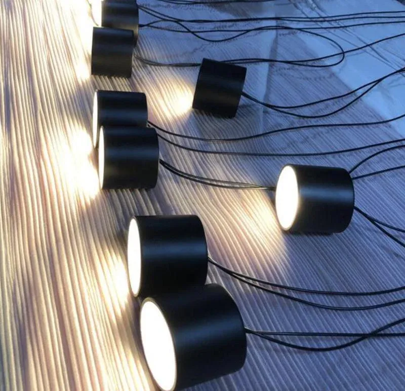 Alessio Minimalisme Métal Plastique Suspensions Chambre à Coucher Salon