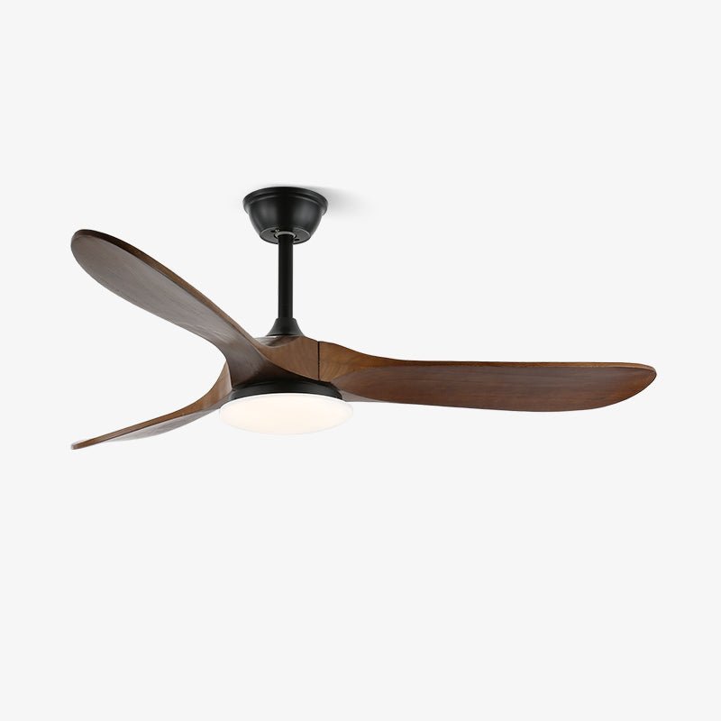 Plafonnier ventilateur moderne en bois Velix - Neutralighting