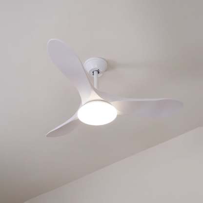 Plafonnier ventilateur moderne en bois Velix - Neutralighting