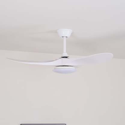 Plafonnier ventilateur moderne en bois Velix - Neutralighting
