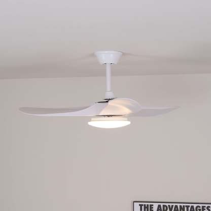 Plafonnier ventilateur moderne en bois Velix - Neutralighting