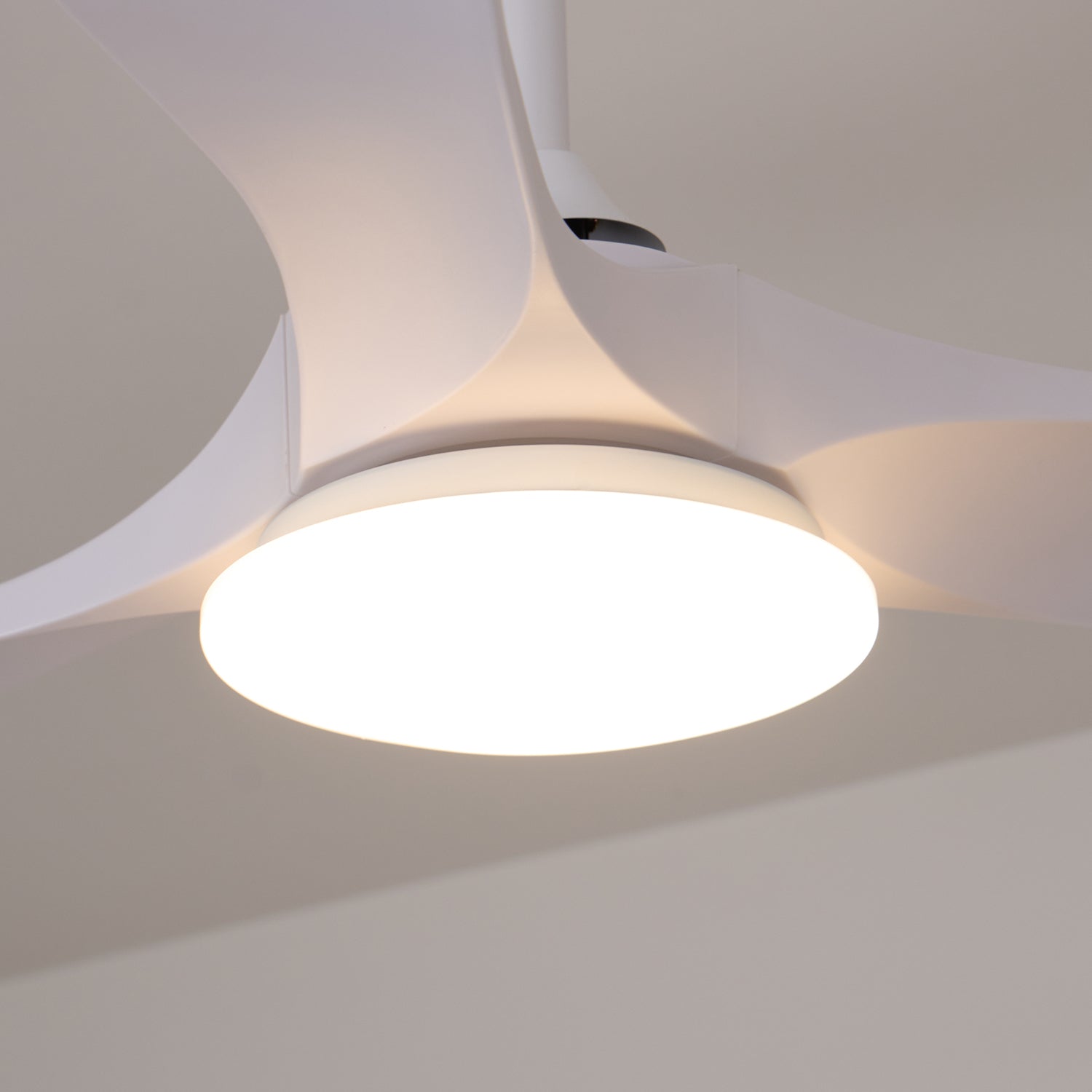 Plafonnier ventilateur moderne en bois Velix - Neutralighting