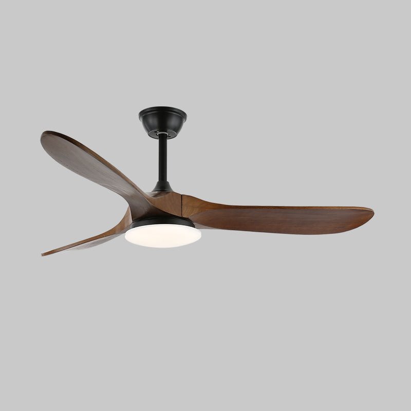 Plafonnier ventilateur moderne en bois Velix - Neutralighting