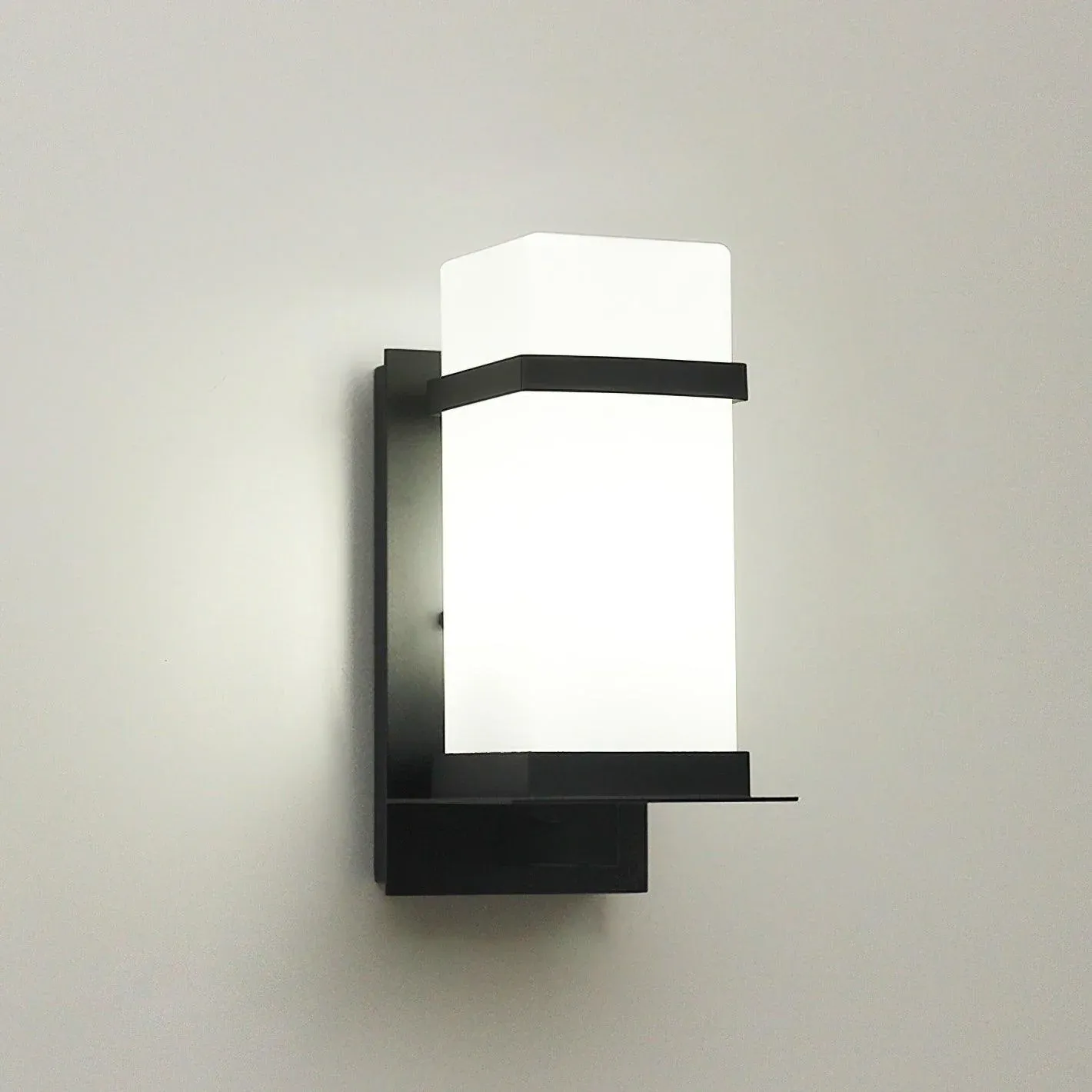 Edge Urbain Verre Métal Applique Murale Jardin Parc Étanche