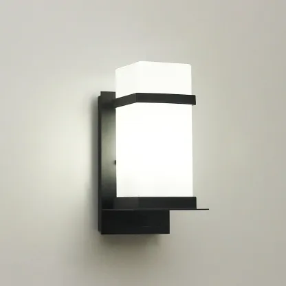 Edge Urbain Verre Métal Applique Murale Jardin Parc Étanche