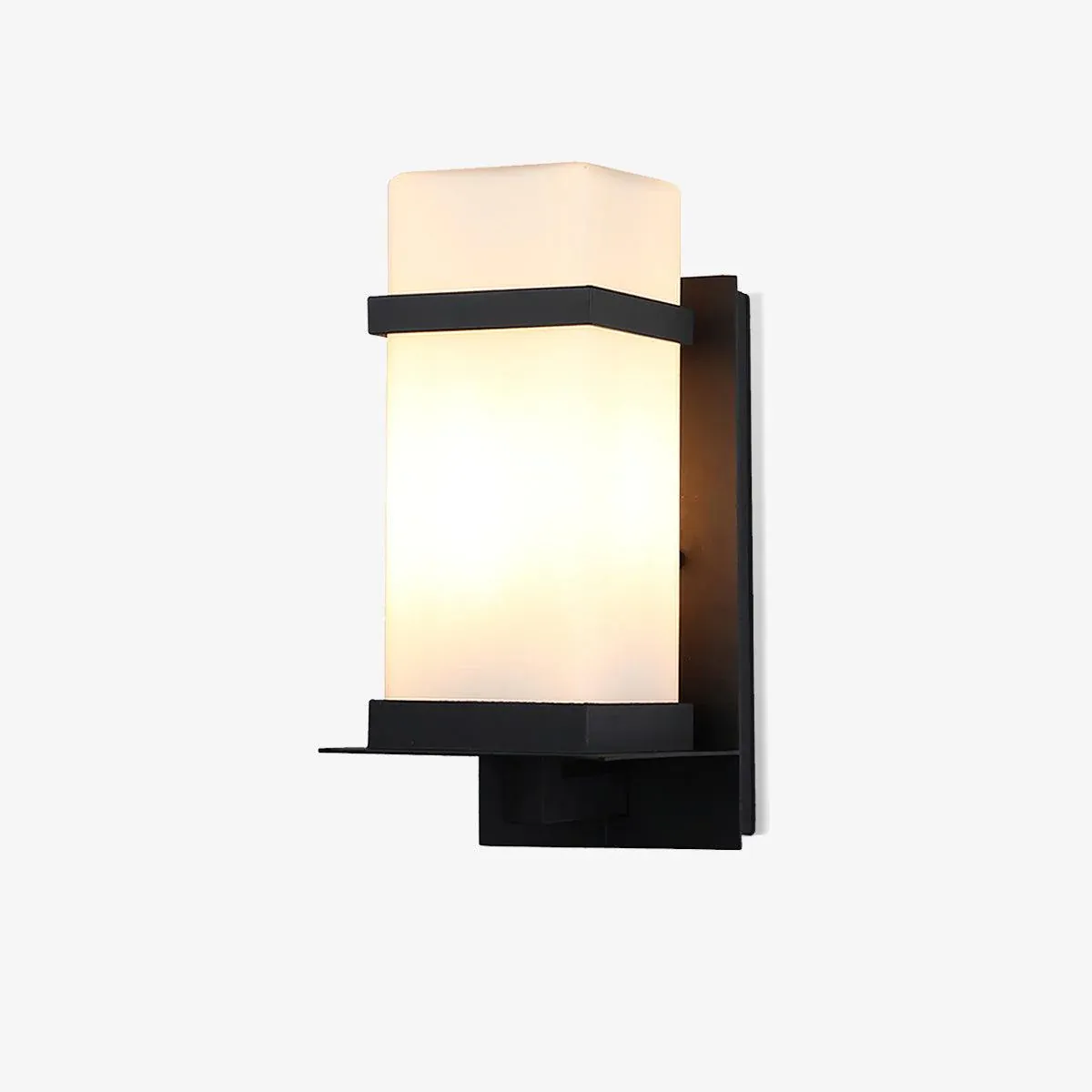 Edge Urban Glass Metal Wall Lamp Garden Park Waterproof