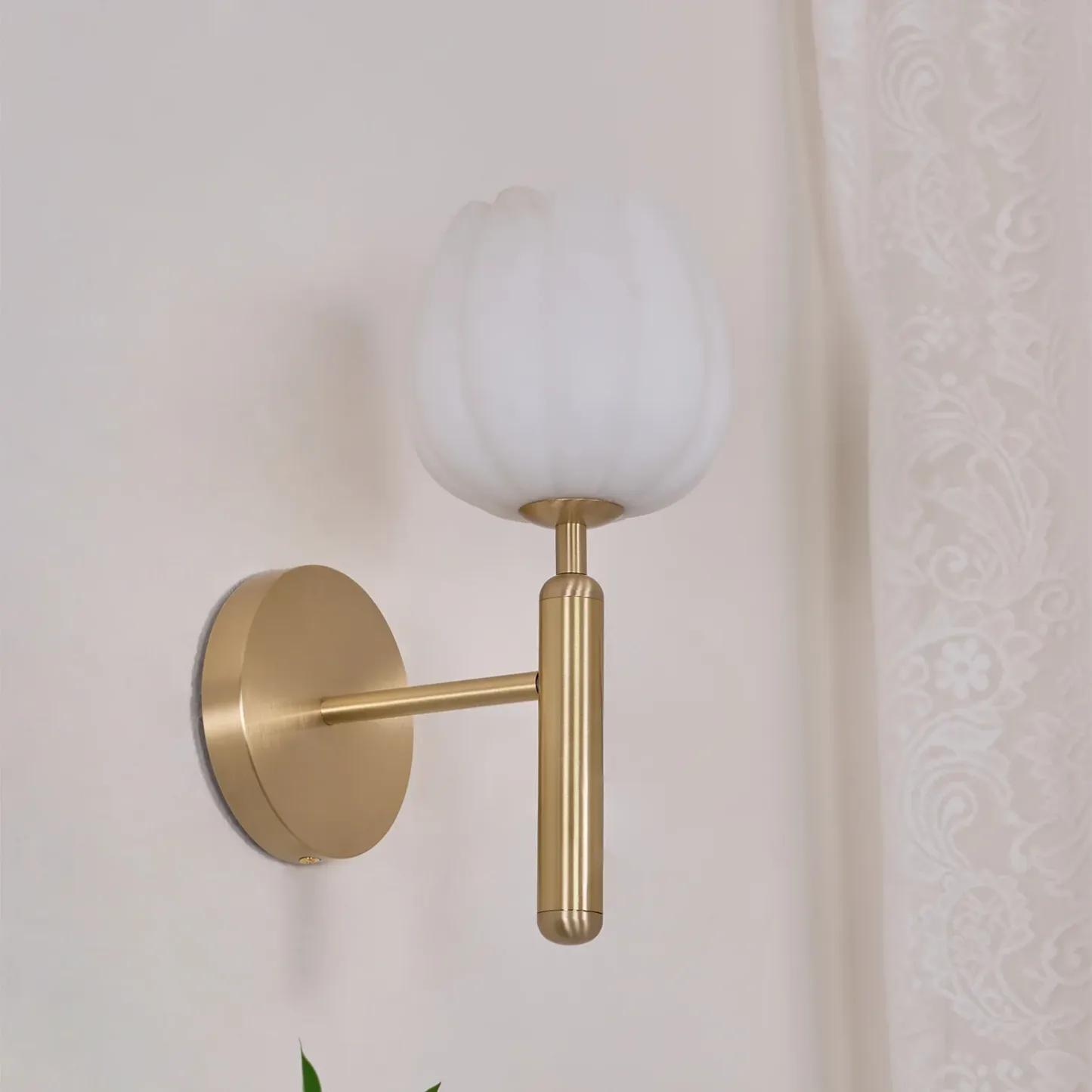 Jade Chalet Fleur Albâtre Applique Murale Nuances Chambre à Coucher Couloir