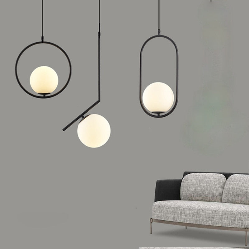 Valentina Suspension Sphérique - Décoration de Chambre - Style Minimaliste