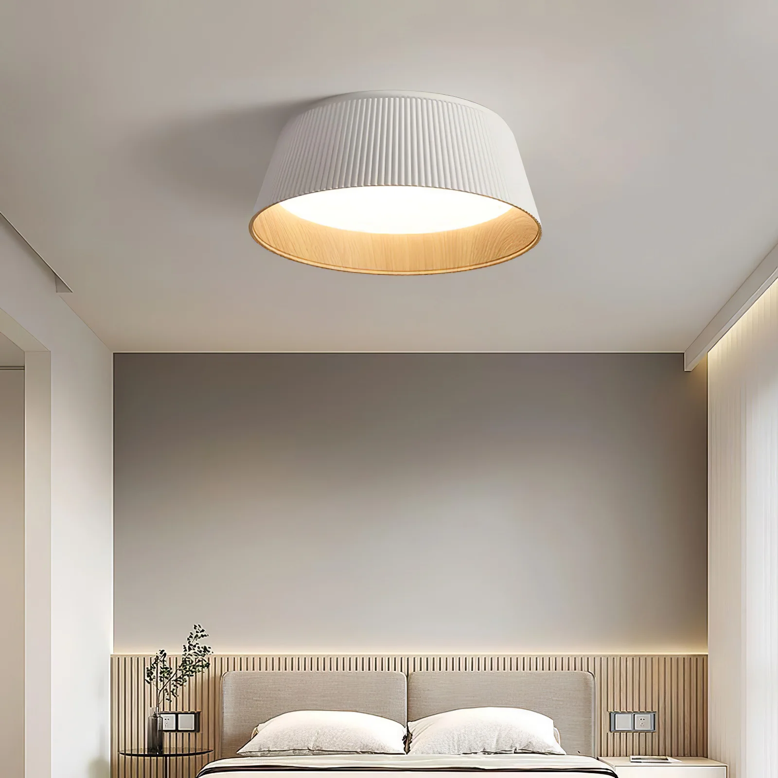 Ozawa Modern Minimalism Round Metal Ceiling Light Bedroom Hallway