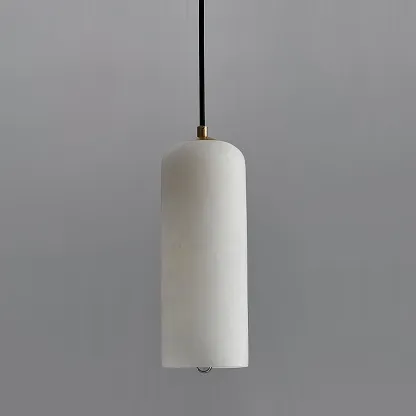 Jade Minimalisme Métal Albâtre Suspensions Chambre à Coucher Salon