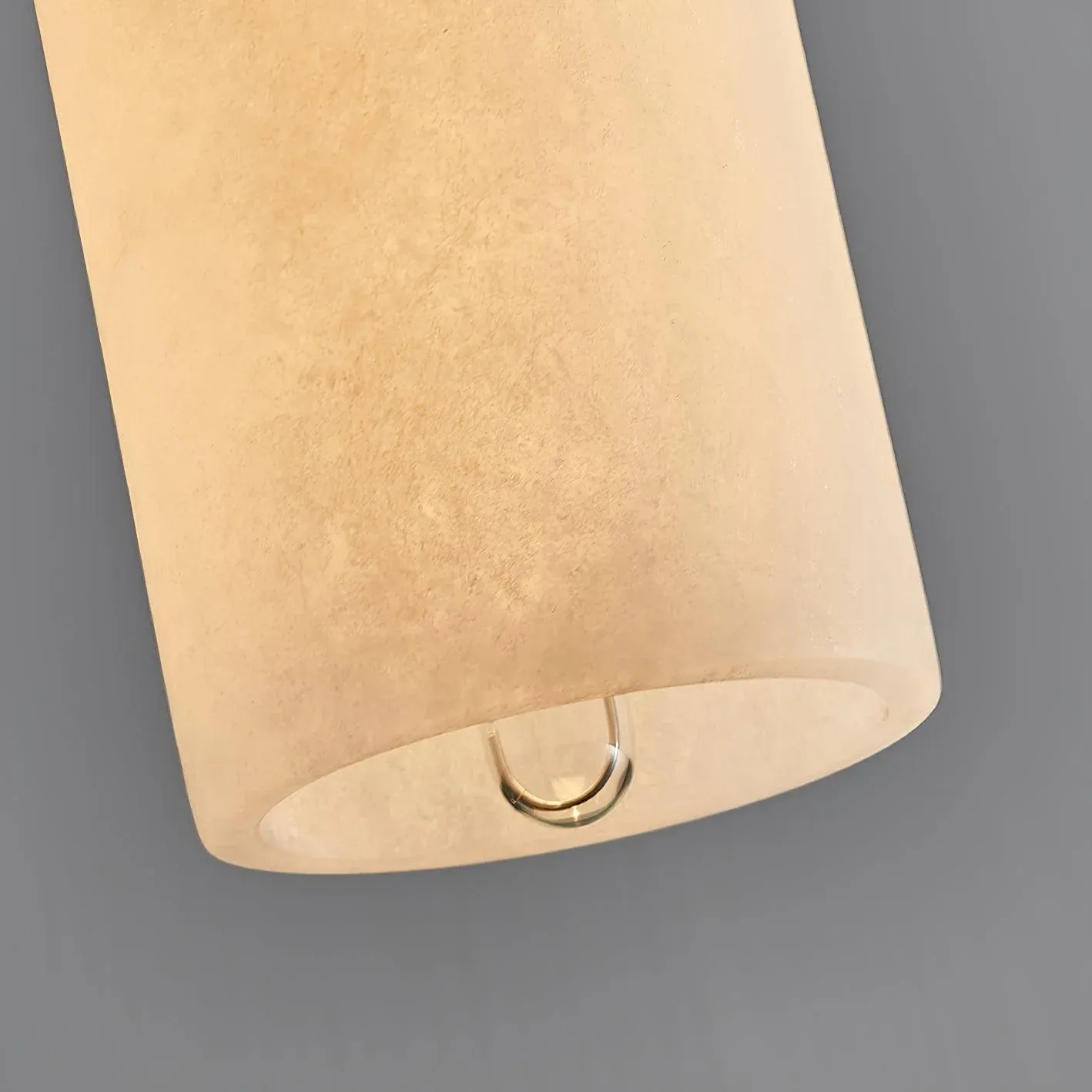Jade Minimalisme Métal Albâtre Suspensions Chambre à Coucher Salon