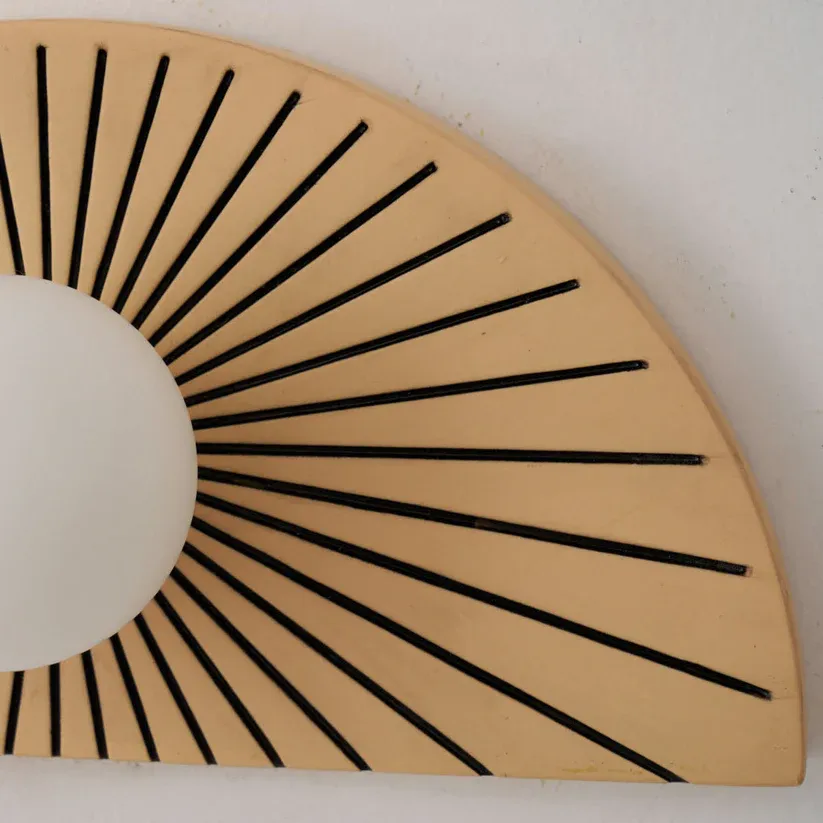 Elif Moderne Géométrique Style Inhabituel Résine Verre Applique Murale Chambre Salle À Manger