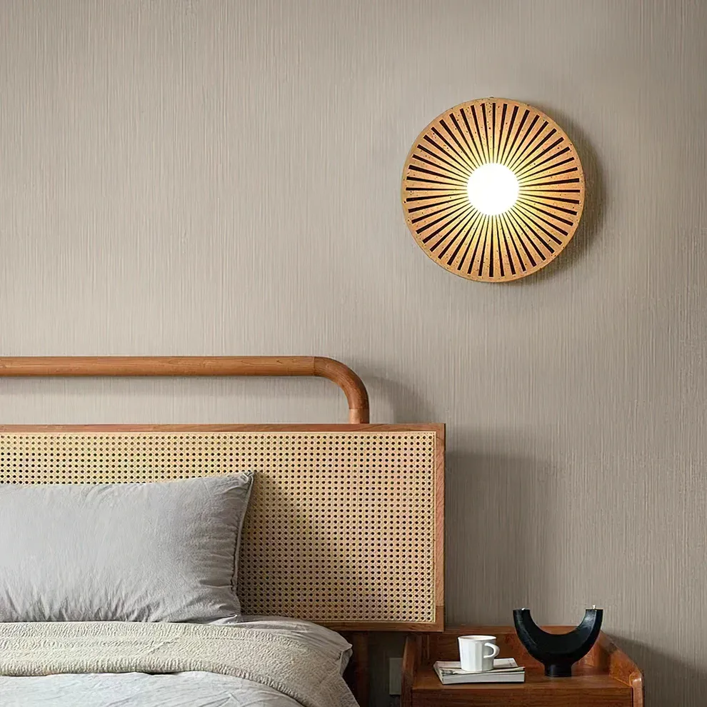 Elif Modern Geometric Style Unusual Resin Glass Wall Lamp Indoor