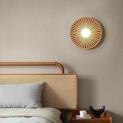Elif Modern Geometric Style Unusual Resin Glass Wall Lamp Indoor
