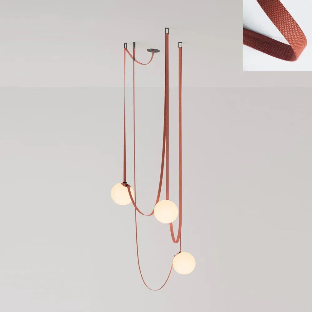 Suspensions Moderne Inhabituel Cuir Toile Chambre à Coucher Salon | Las Sola