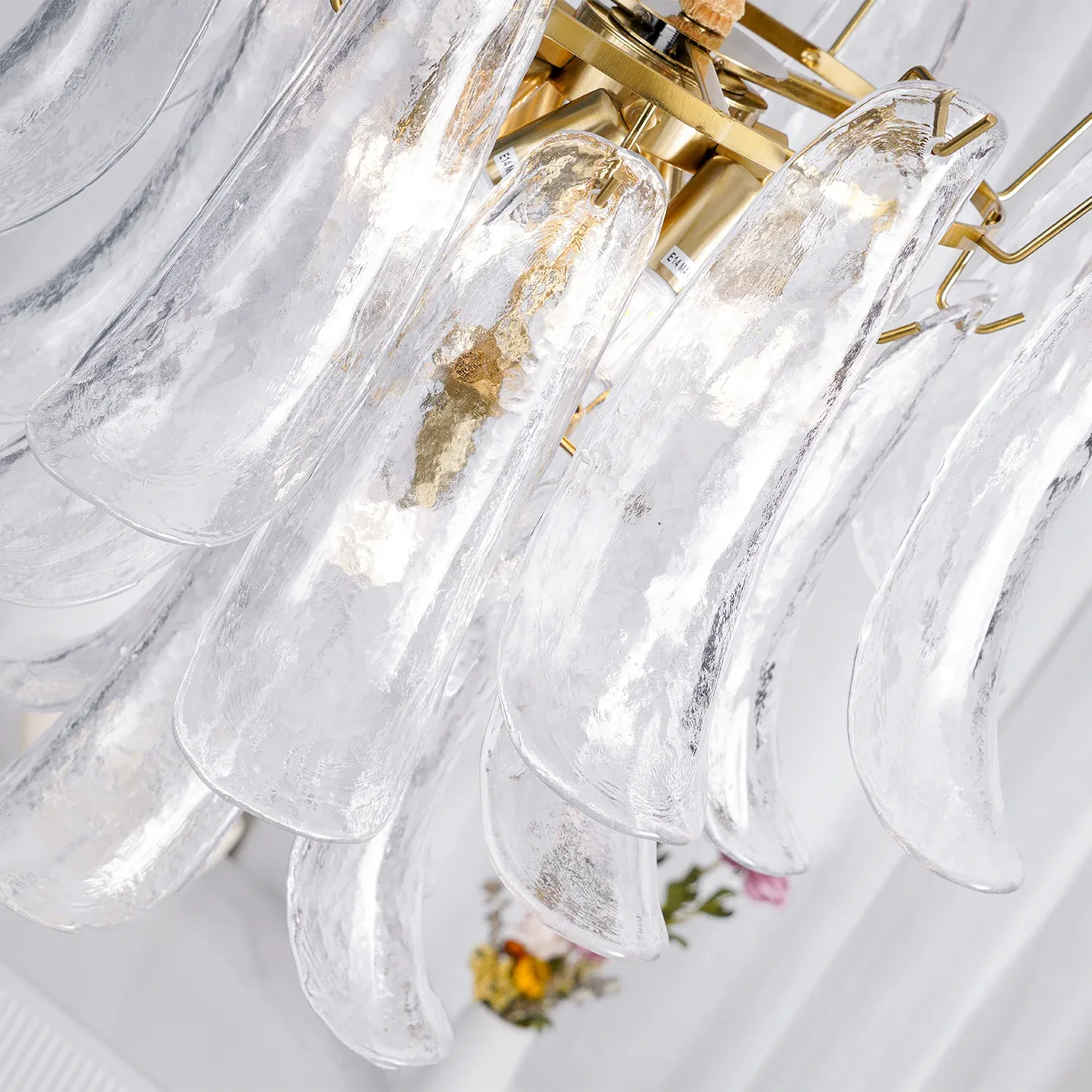 Alessio Vintage Luxury Metal Glass Chandelier Living Dining Room Bedroom