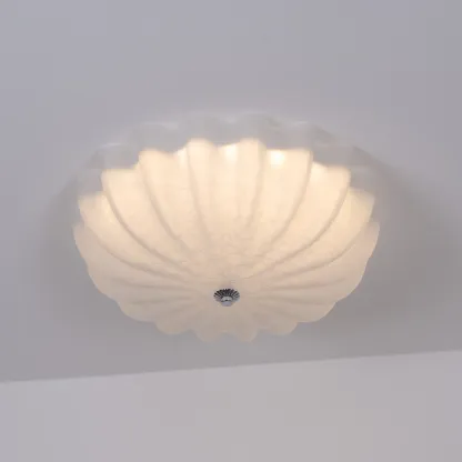 Quinn Modern Round Glass Ceiling Light Shades Bedroom Living Room