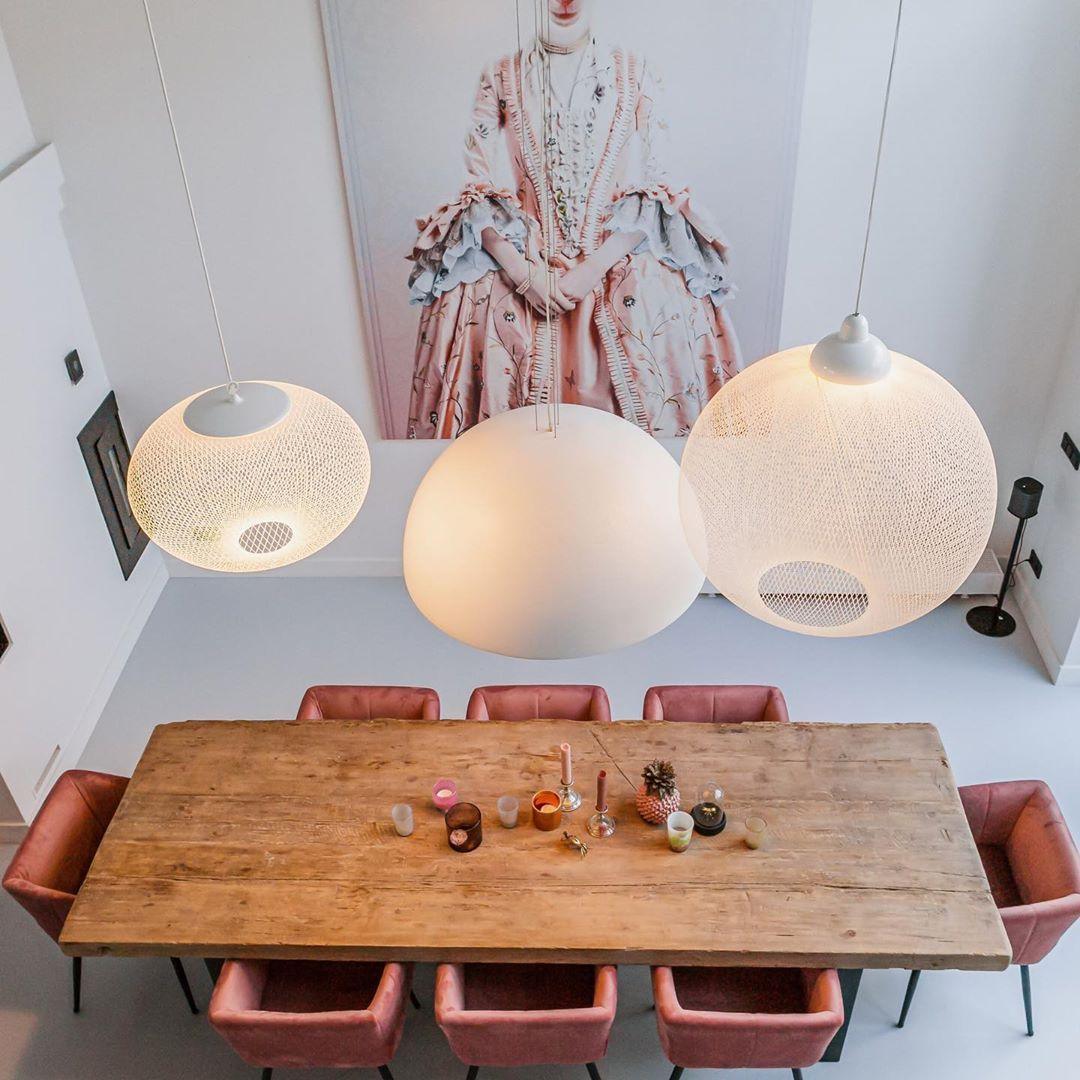 Hailie Moderne Métal Verre Suspensions Chambre à Coucher Salon
