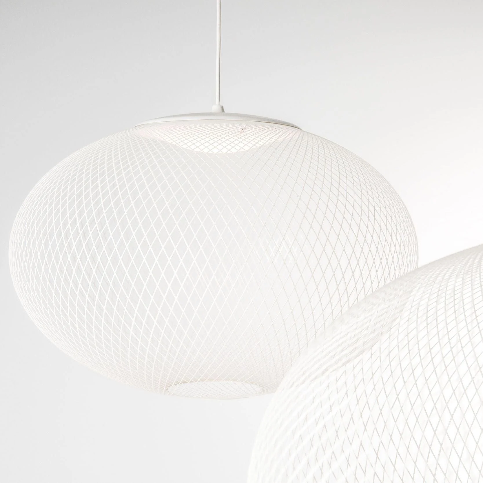 Hailie Moderne Métal Verre Suspensions Chambre à Coucher Salon