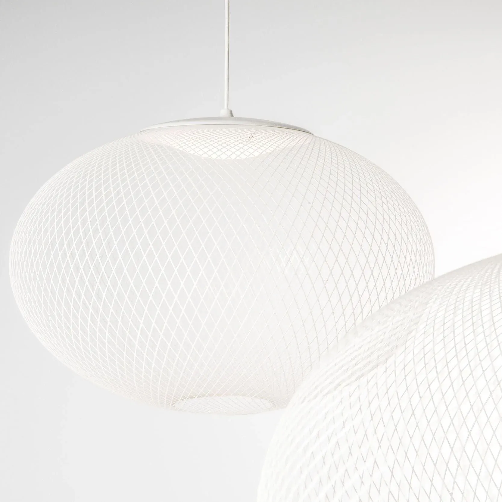 Hailie Moderne Métal Verre Suspensions Chambre à Coucher Salon