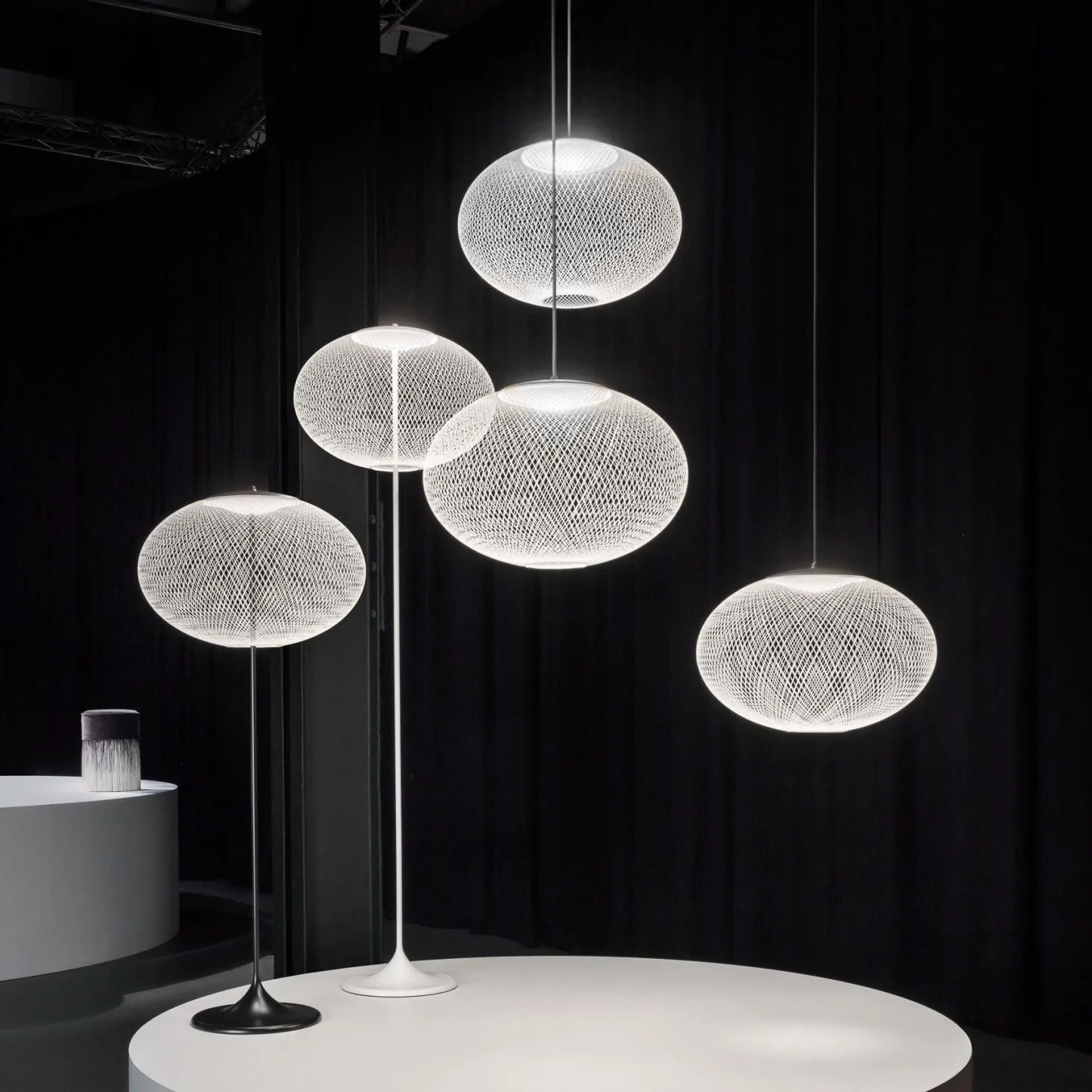Hailie Moderne Métal Verre Suspensions Chambre à Coucher Salon
