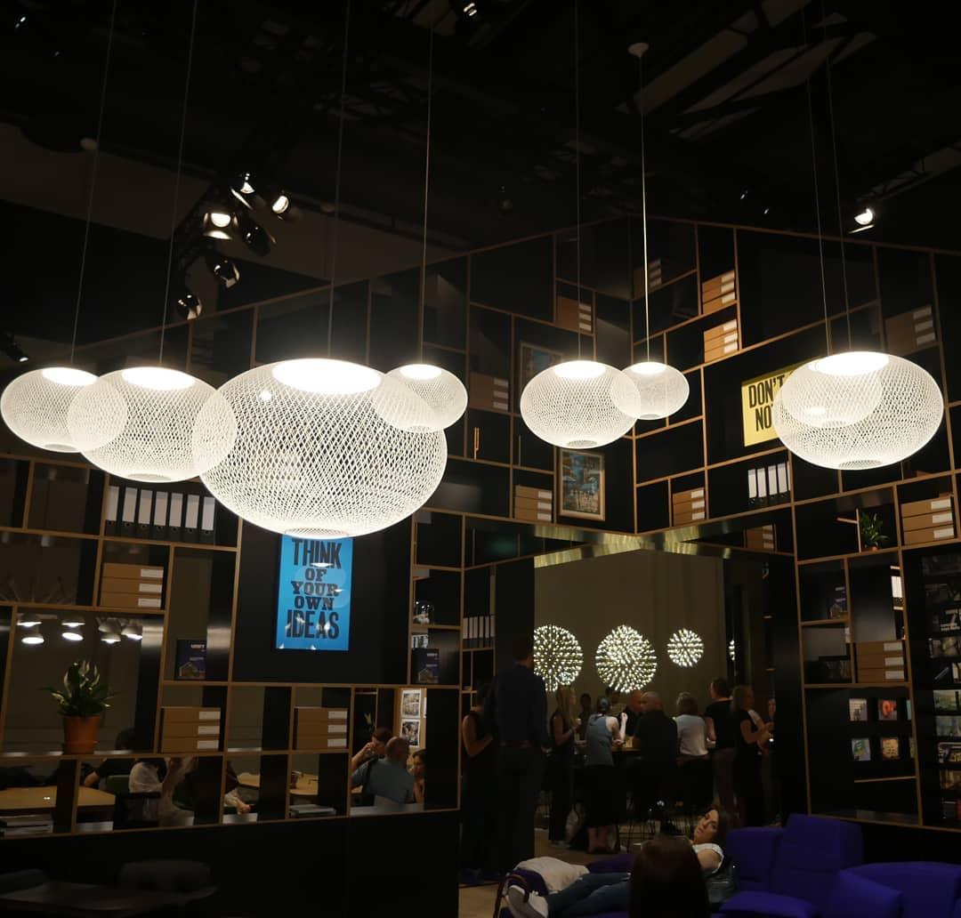 Hailie Moderne Métal Verre Suspensions Chambre à Coucher Salon