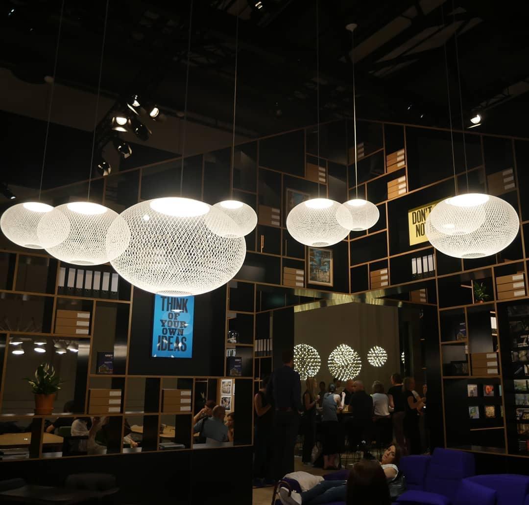 Hailie Moderne Métal Verre Suspensions Chambre à Coucher Salon