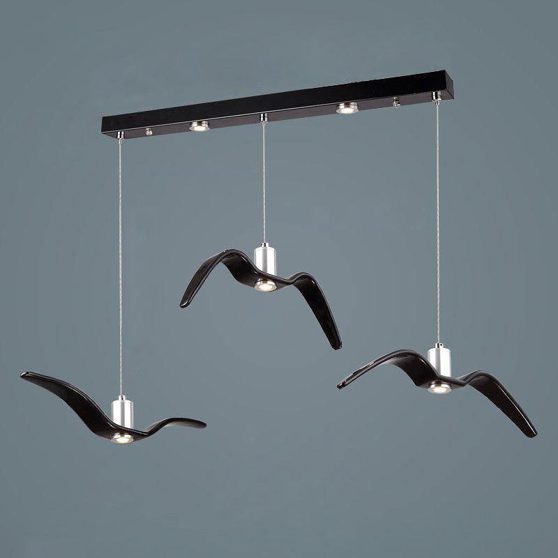 Orr Unusual Metal Resin Pendant Light Bedroom Living Room