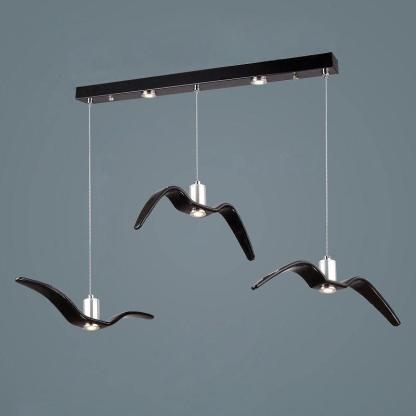 Orr Unusual Metal Resin Pendant Light Bedroom Living Room