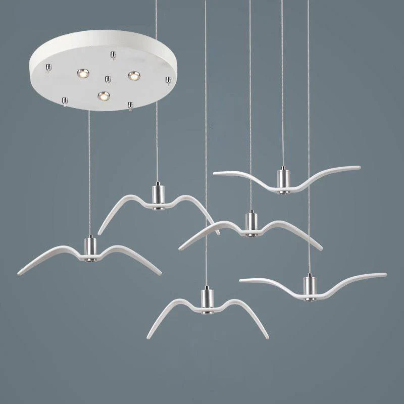 Orr Unusual Metal Resin Pendant Light Bedroom Living Room