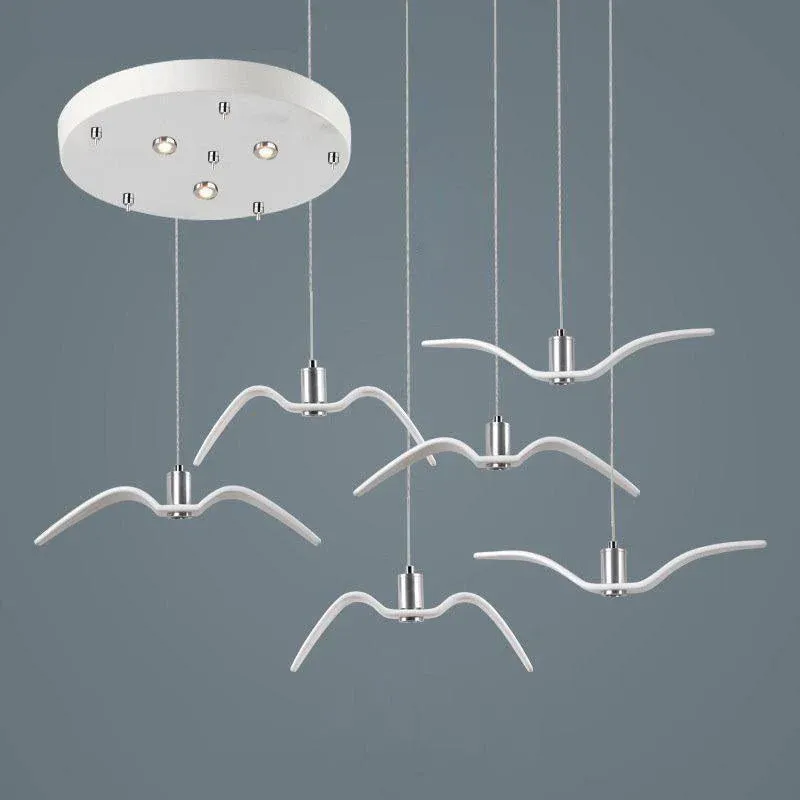 Orr Unusual Metal Resin Pendant Light Bedroom Living Room