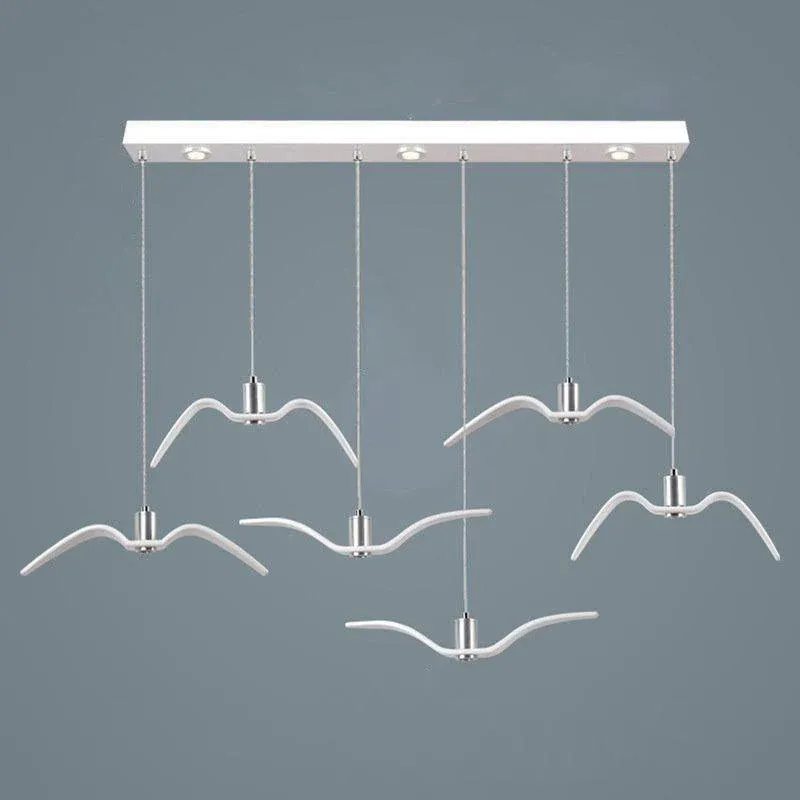 Orr Unusual Metal Resin Pendant Light Bedroom Living Room