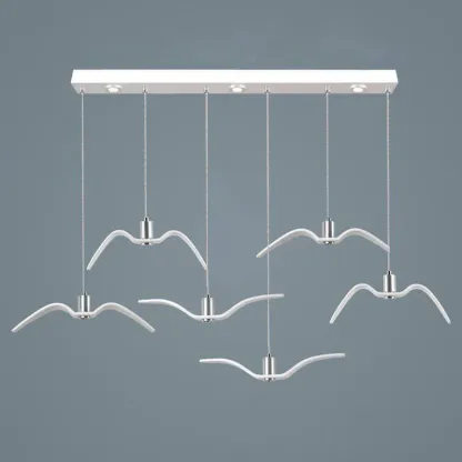 Orr Unusual Metal Resin Pendant Light Bedroom Living Room