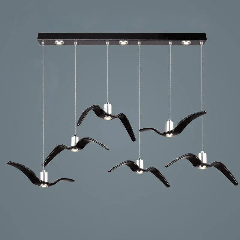Orr Unusual Metal Resin Pendant Light Bedroom Living Room