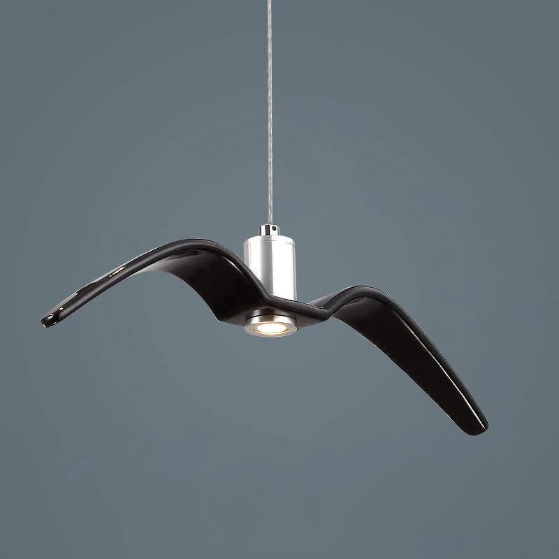Orr Unusual Metal Resin Pendant Light Bedroom Living Room