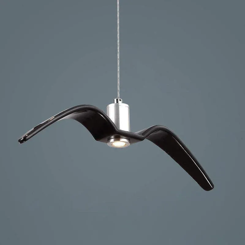 Orr Unusual Metal Resin Pendant Light Bedroom Living Room