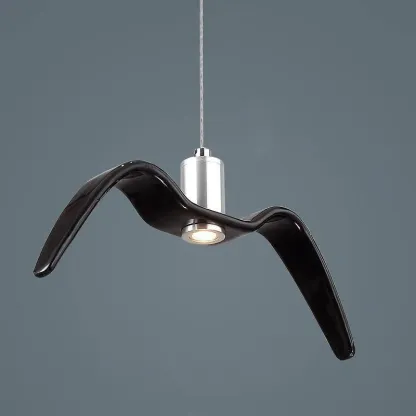 Orr Unusual Metal Resin Pendant Light Bedroom Living Room