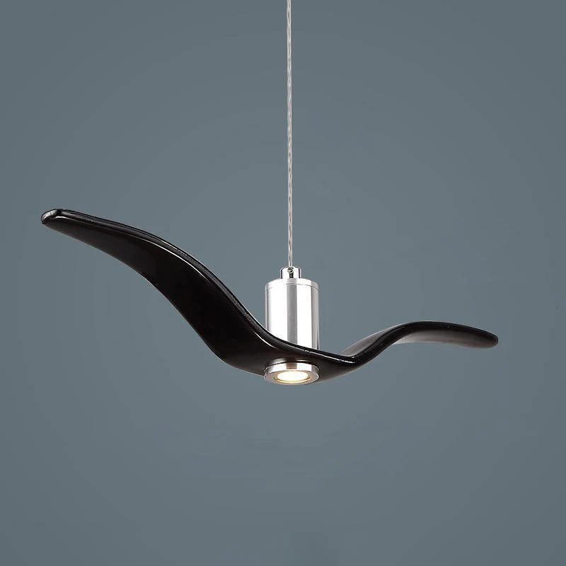 Orr Unusual Metal Resin Pendant Light Bedroom Living Room