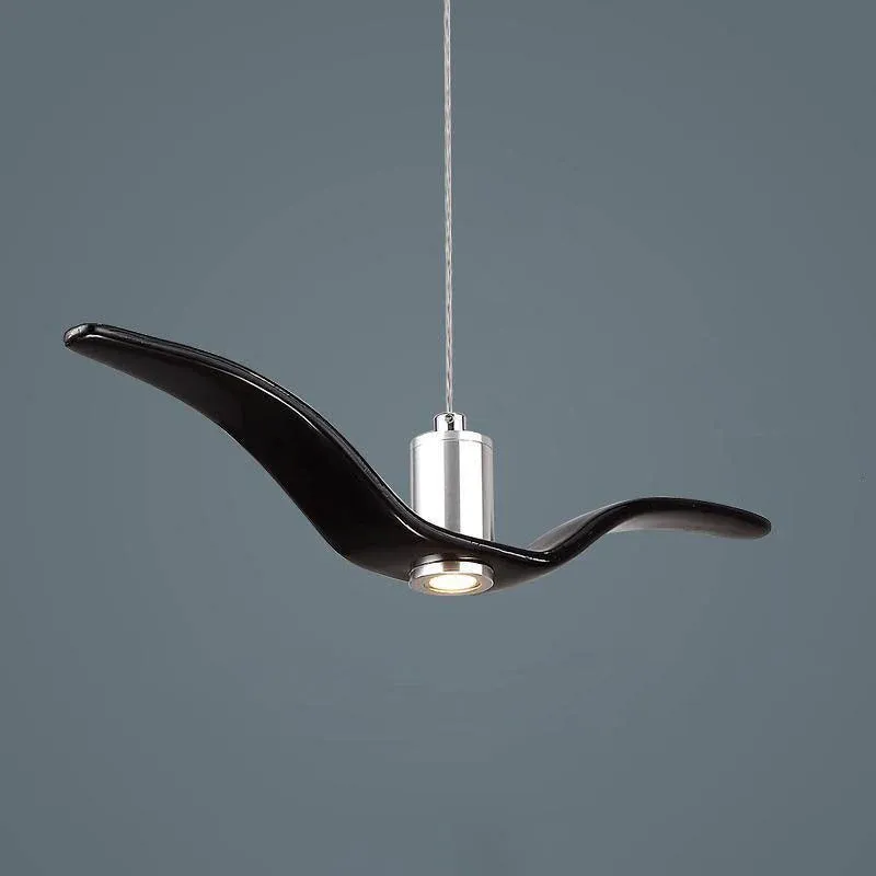 Orr Unusual Metal Resin Pendant Light Bedroom Living Room