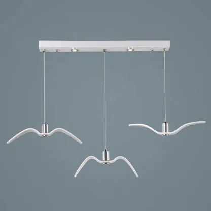 Orr Unusual Metal Resin Pendant Light Bedroom Living Room
