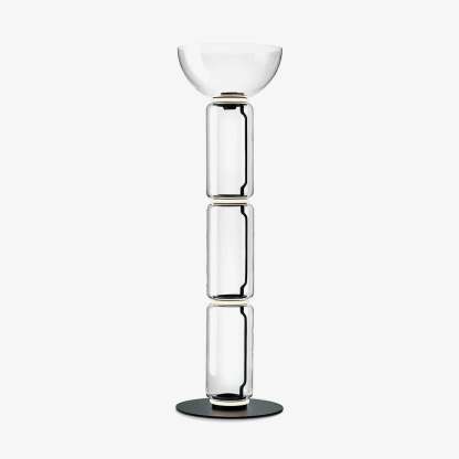 Axis Bamboo Glass Floor Lamp