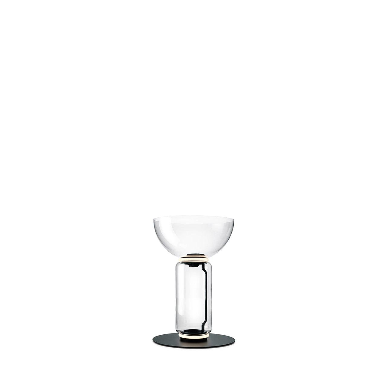 Axis Bamboo Glass Floor Lamp