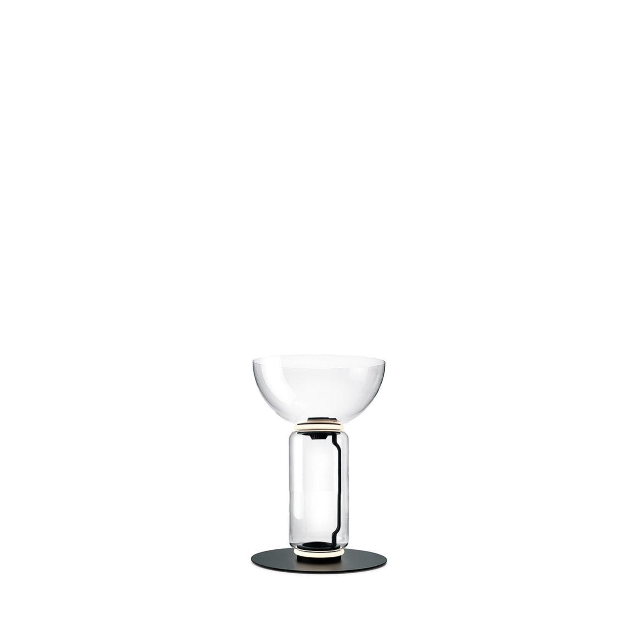 Axis Bamboo Glass Floor Lamp