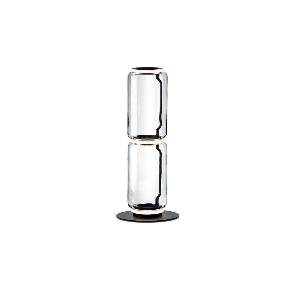 Axis Bamboo Glass Floor Lamp