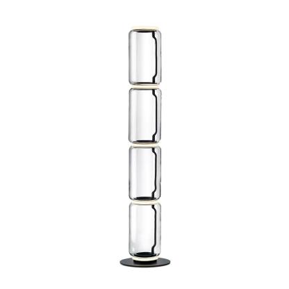 Axis Bamboo Glass Floor Lamp