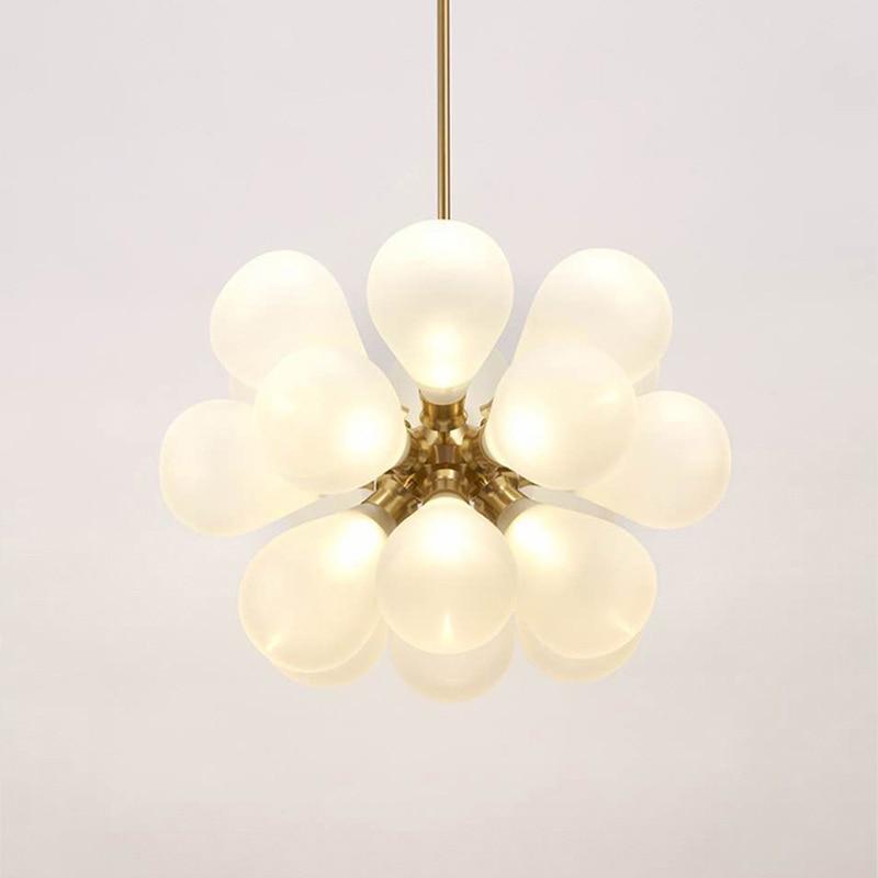 Nordic Bubbles Parlor Led Glass Pendant Light