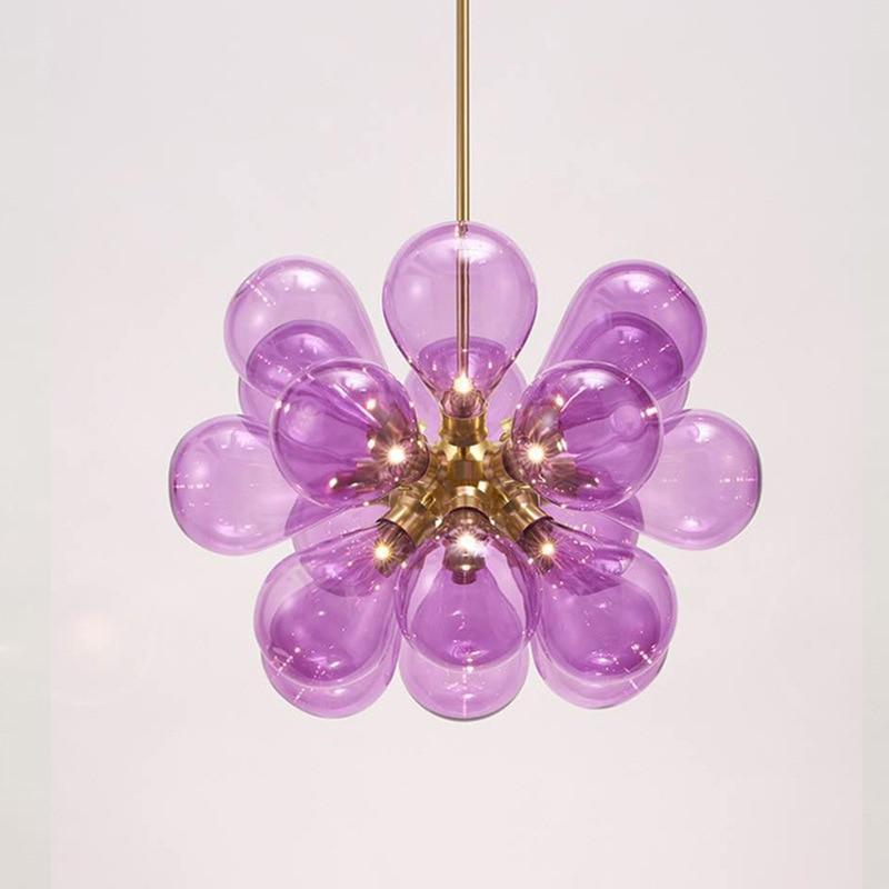 Nordic Bubbles Parlor Led Glass Pendant Light