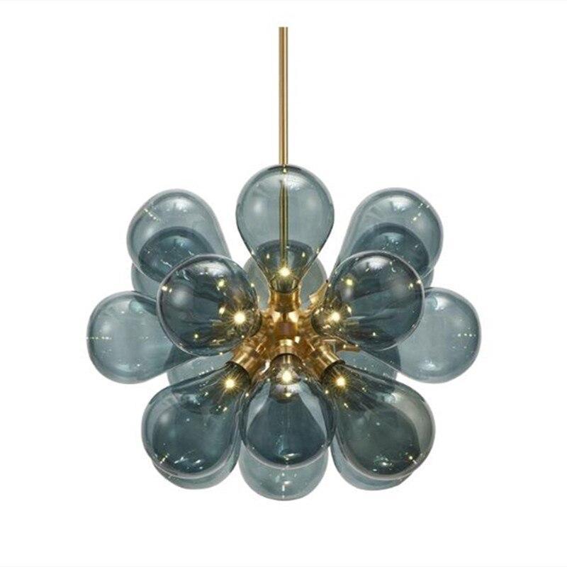 Nordic Bubbles Parlor Led Glass Pendant Light