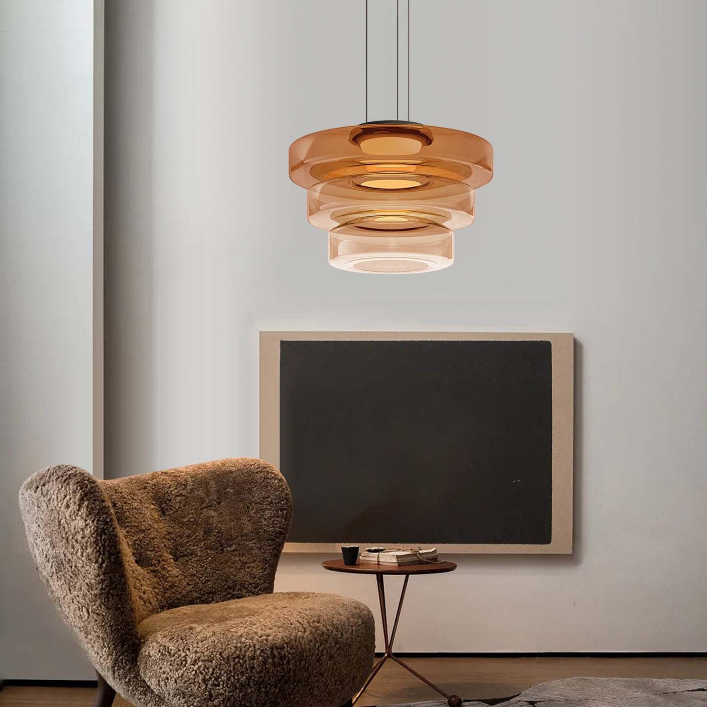 Renée Suspension Moderne Verre Métal Cuisine Salon