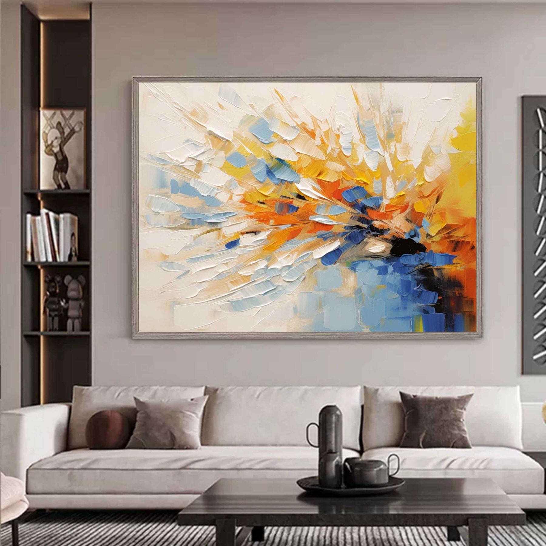 Coloré Abstrait Art #MS145